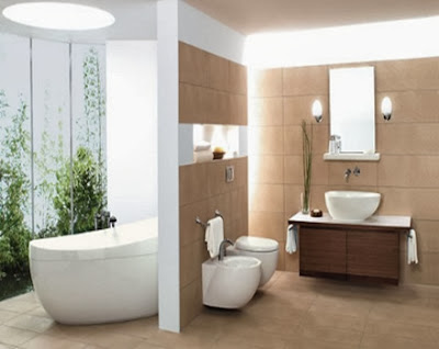 Decoración y Afinidades: Baños con paredes marrones